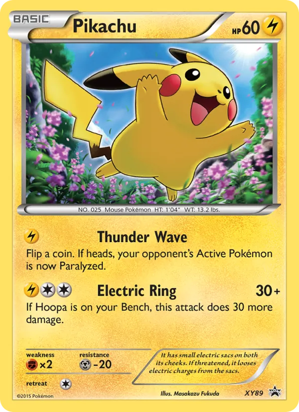 Pikachu — XY Black Star Promos #XY89 (Pokémon TCG card)