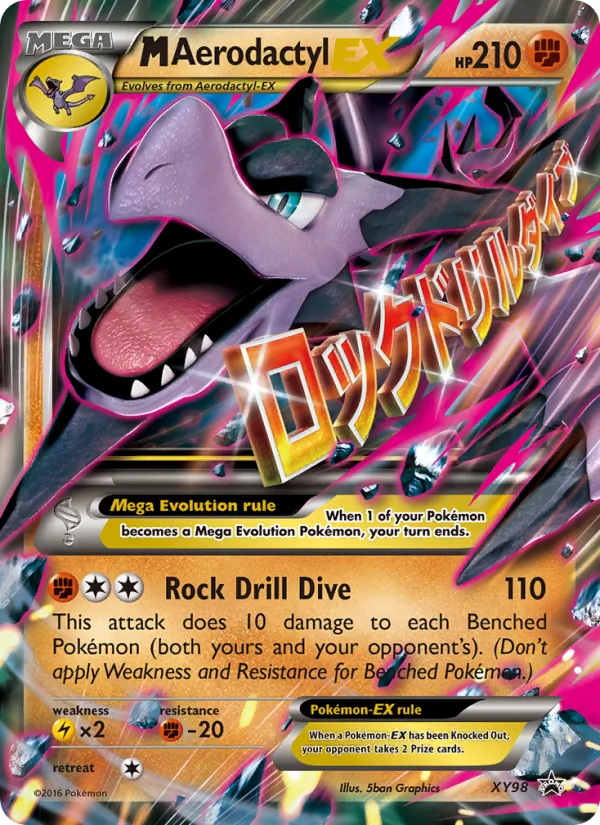 M Aerodactyl EX — XY Black Star Promos #XY98 (Pokémon TCG card)