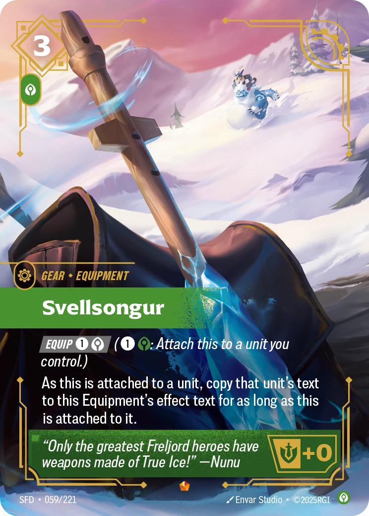 Svellsongur (Riftbound Judge Promotional Cards #59)