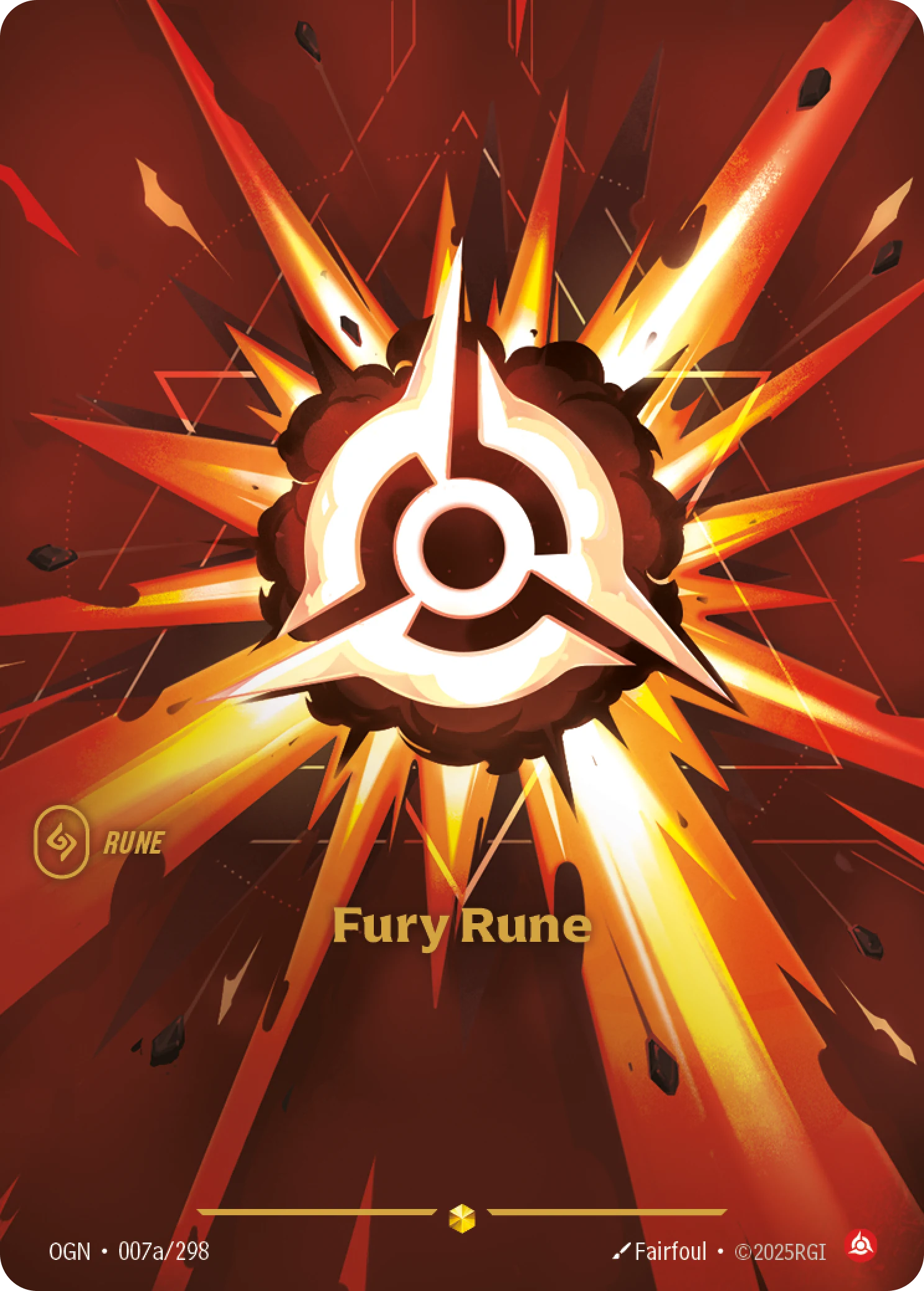 Fury Rune (Alternate Art) (Origins #7)