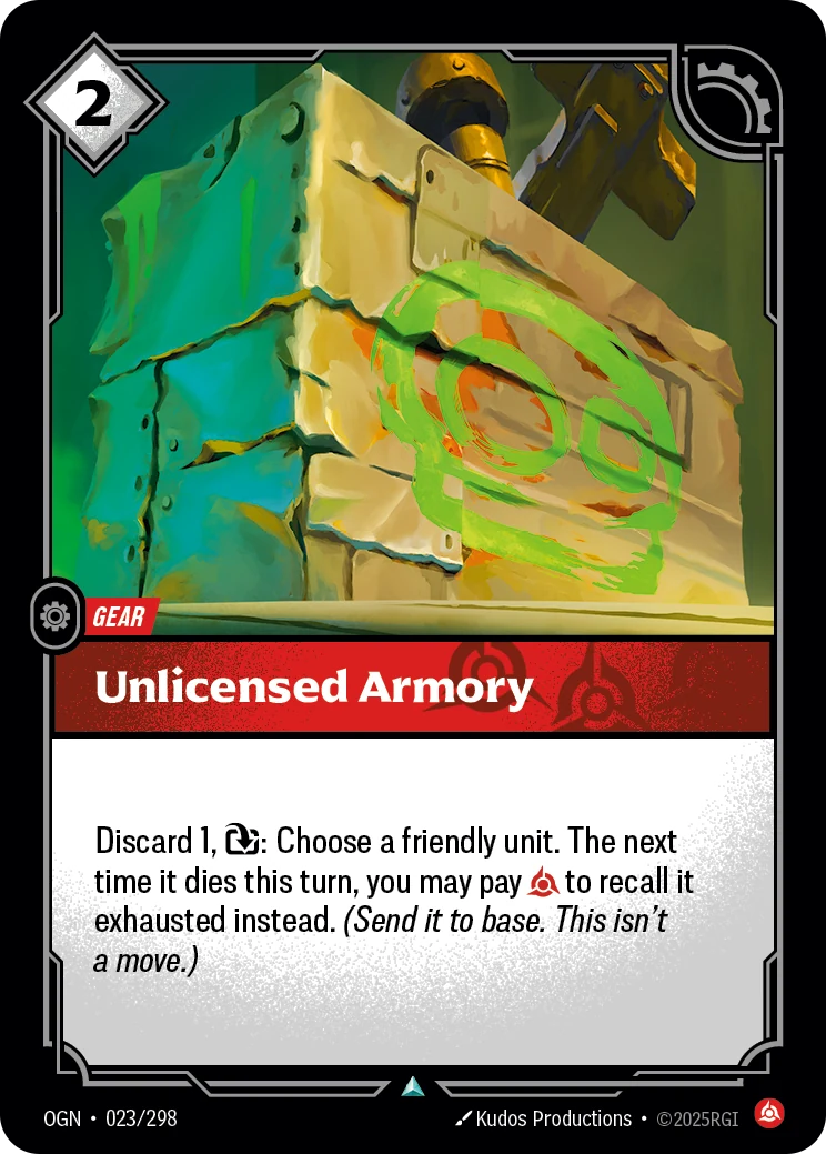 Unlicensed Armory (Origins #23)