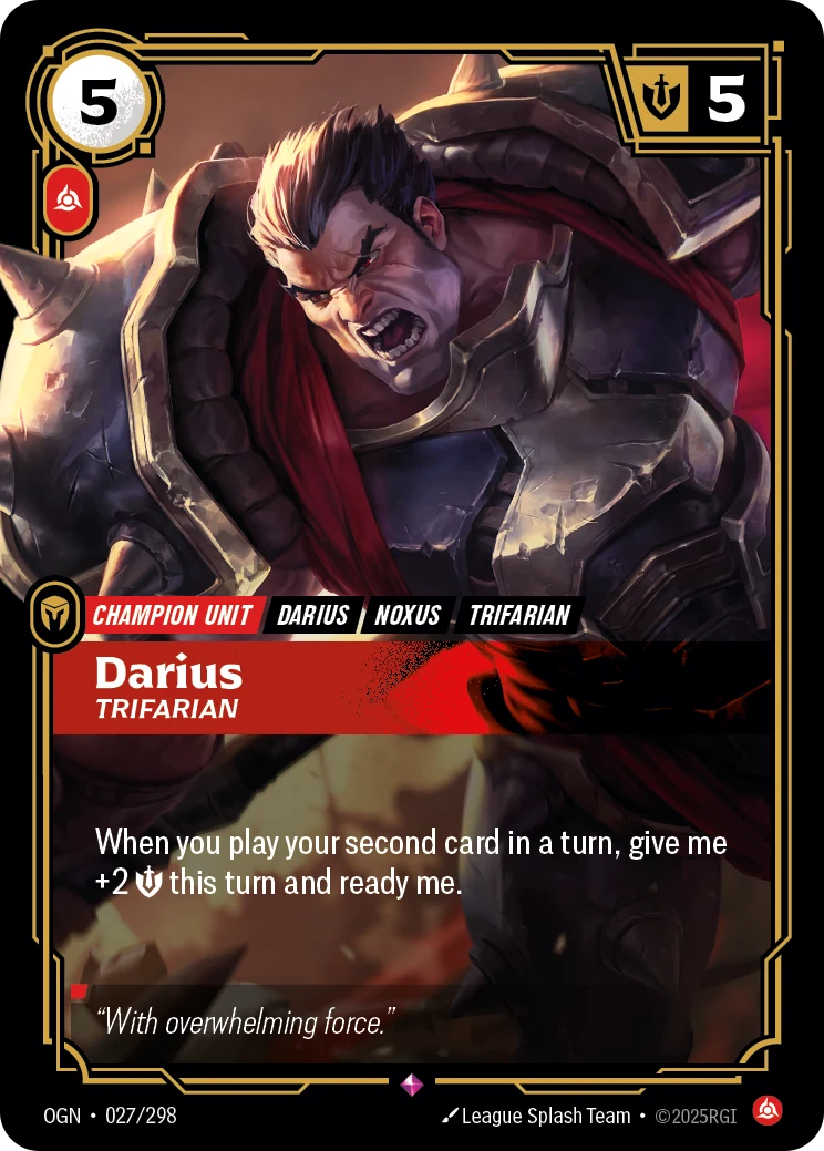 Darius - Trifarian (Origins #27)