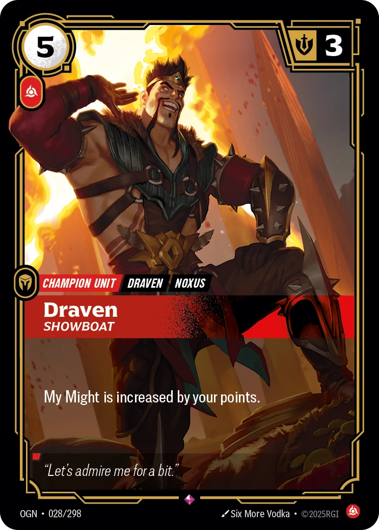 Draven - Showboat (Origins #28)