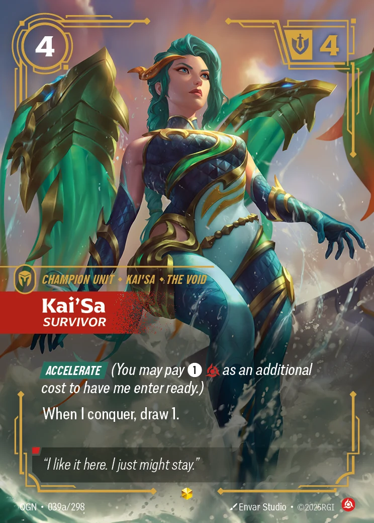 Kai'Sa - Survivor (Alternate Art) (Origins #39)