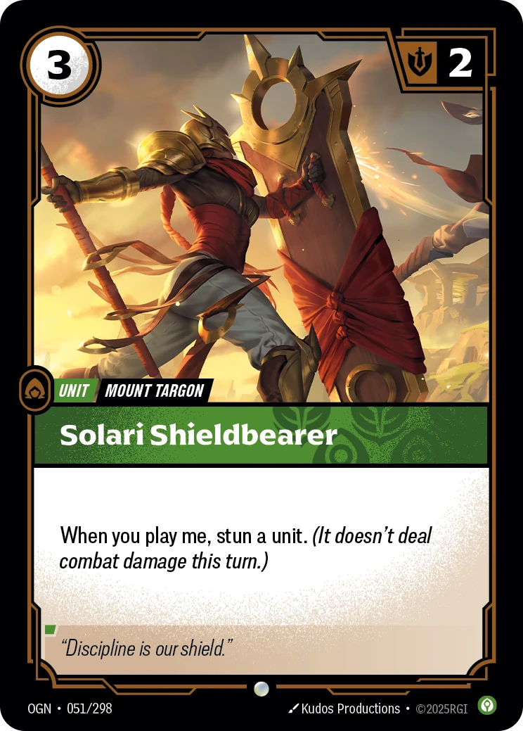 Solari Shieldbearer (Origins #51)