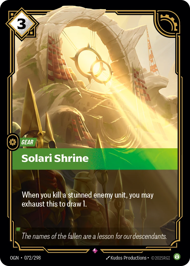 Solari Shrine (Origins #72)