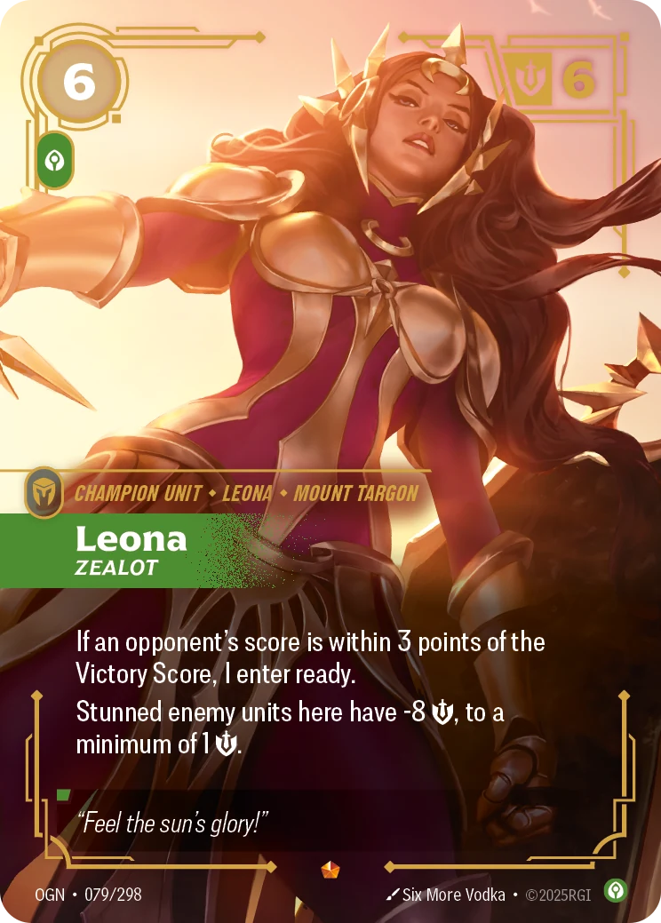 Leona - Zealot (Origins #79)