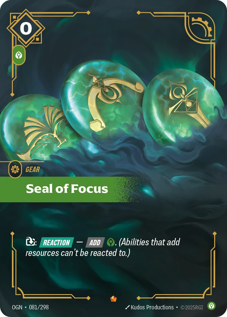 Seal of Focus (Origins #81)