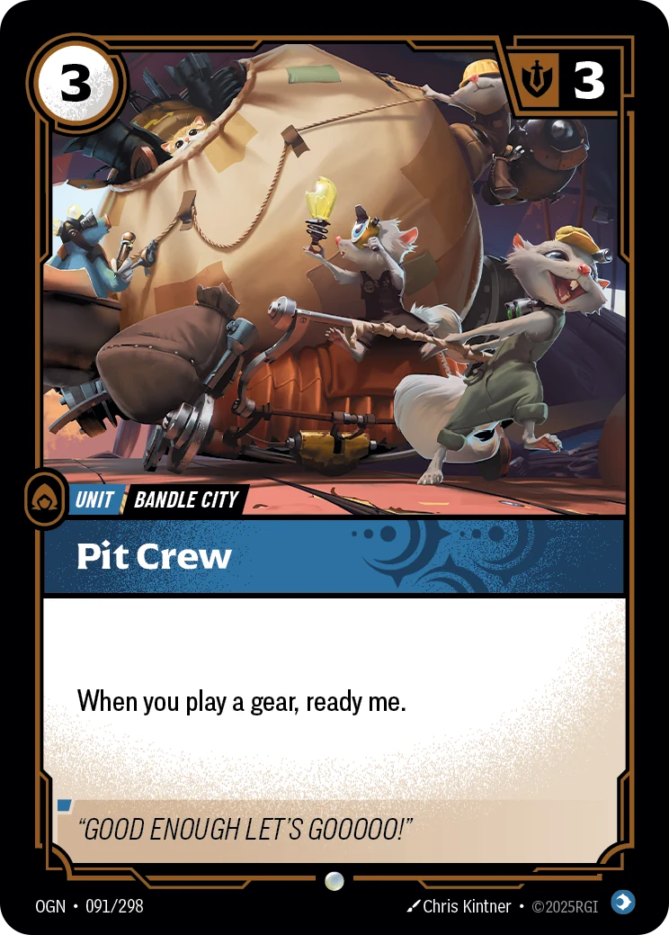 Pit Crew (Origins #91)