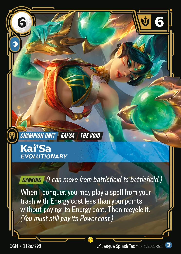 Kai'Sa - Evolutionary (Alternate Art) (Origins #112)