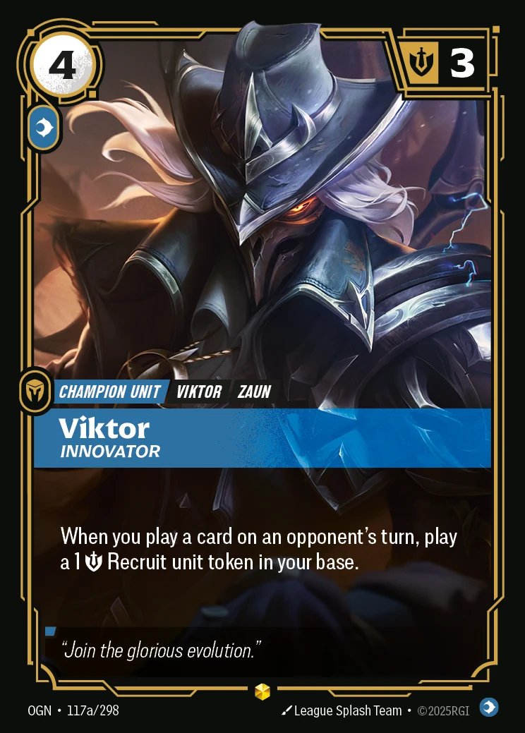 Viktor - Innovator (Alternate Art) (Origins #117)