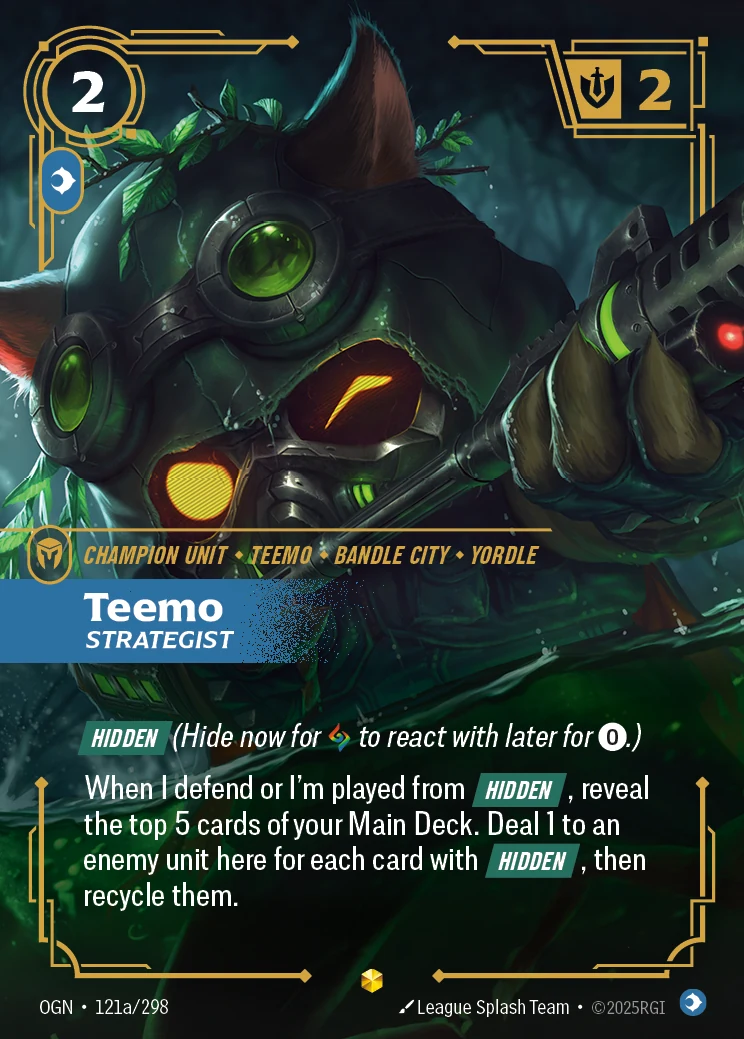 Teemo - Strategist (Alternate Art) (Origins #121)