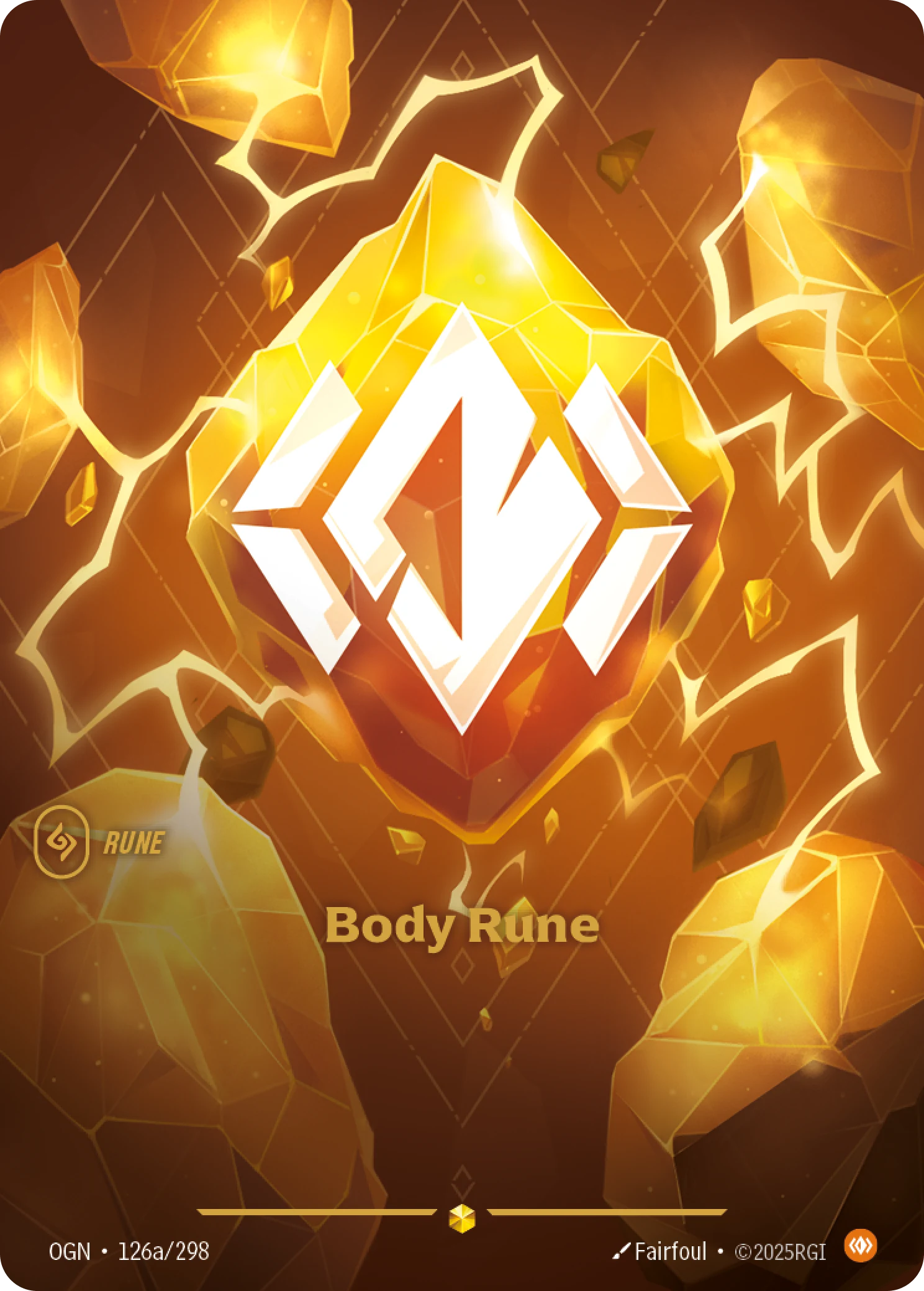 Body Rune (Alternate Art) (Origins #126)