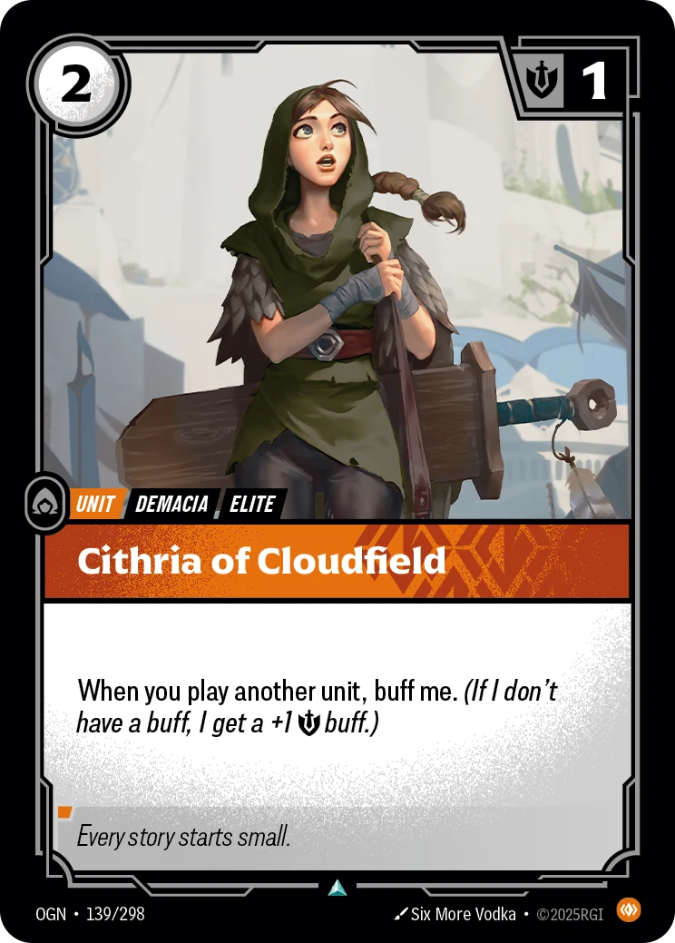 Cithria of Cloudfield (Origins #139)