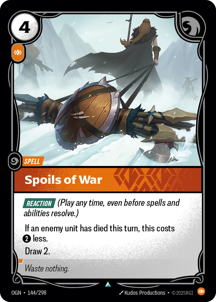 Spoils of War (Origins #144)