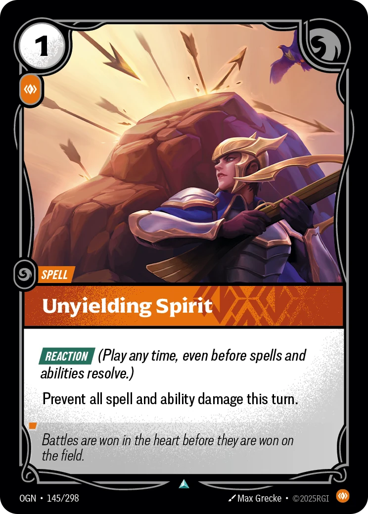 Unyielding Spirit (Origins #145)