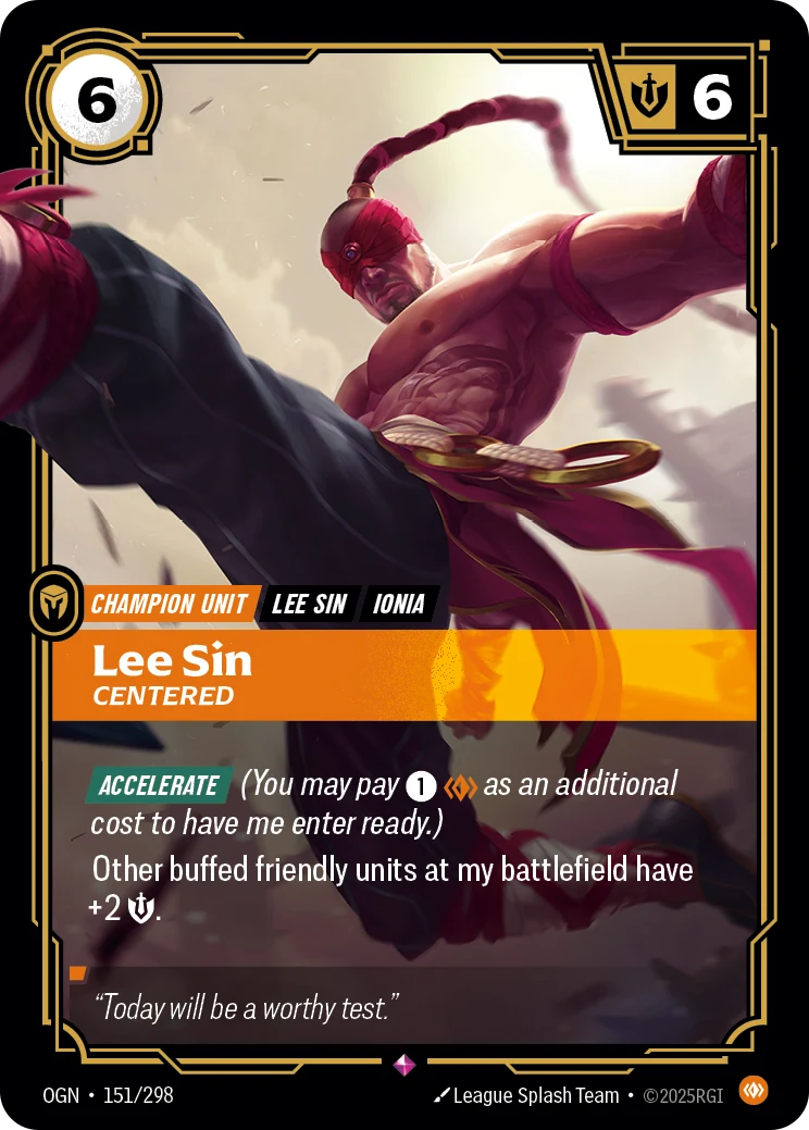 Lee Sin - Centered (Origins #151)