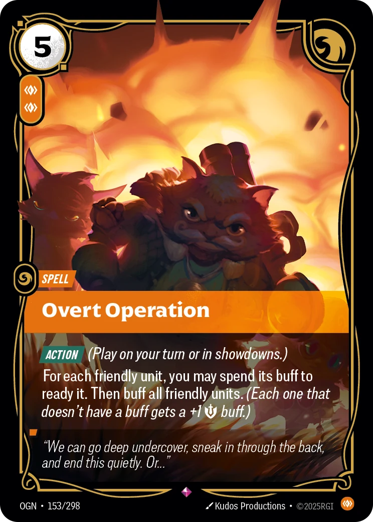 Overt Operation (Origins #153)