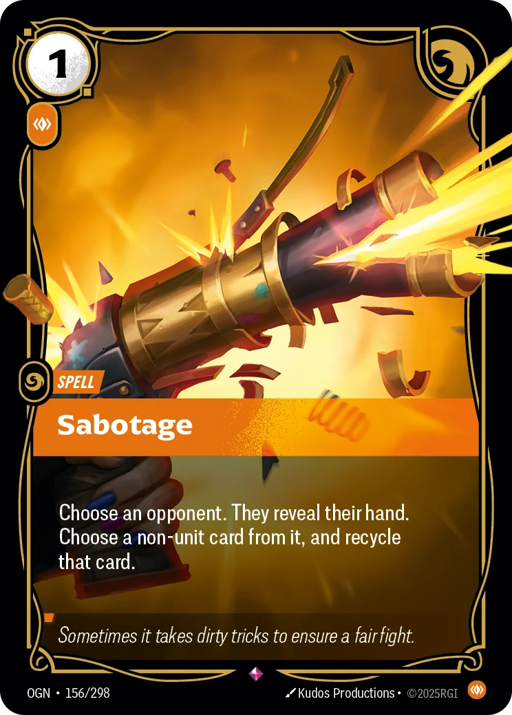 Sabotage (Origins #156)