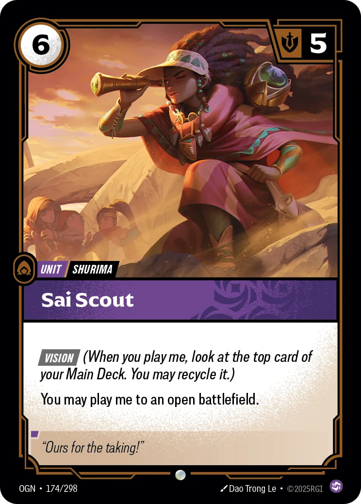 Sai Scout (Origins #174)