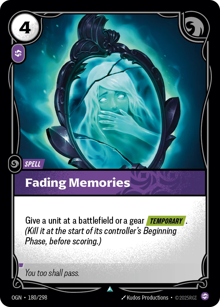 Fading Memories (Origins #180)