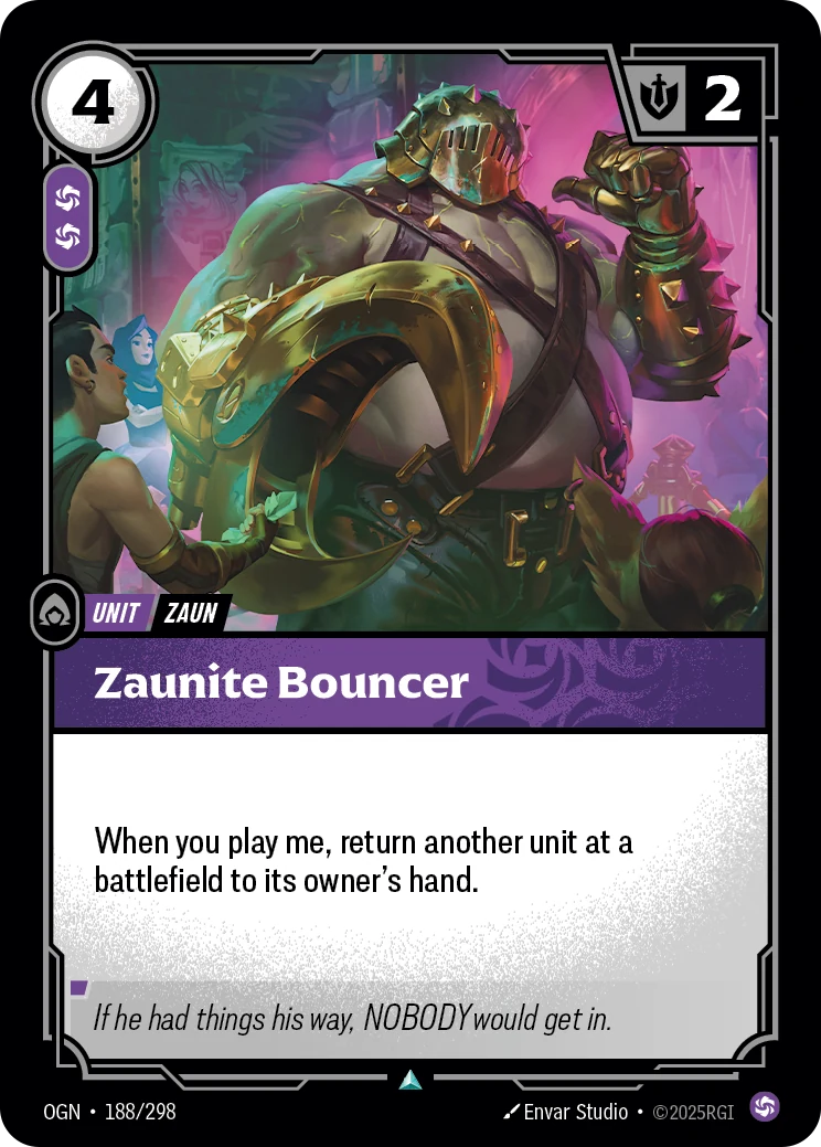 Zaunite Bouncer (Origins #188)