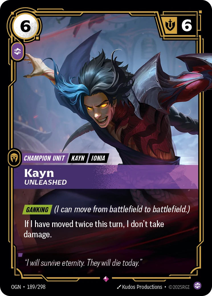 Kayn - Unleashed (Origins #189)