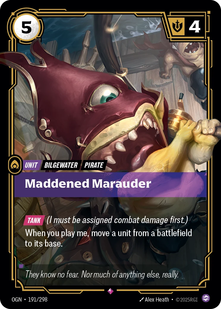 Maddened Marauder (Origins #191)