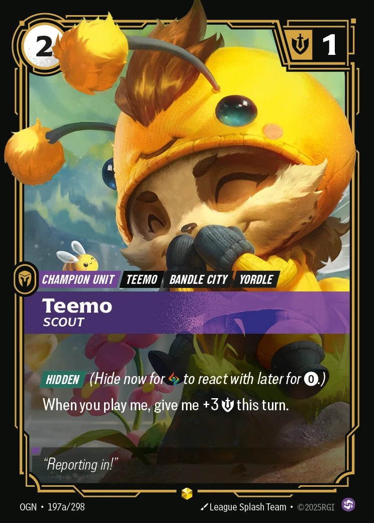 Teemo - Scout (Alternate Art) (Origins #197)