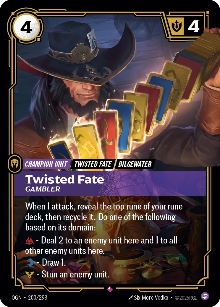 Twisted Fate - Gambler (Origins #200)