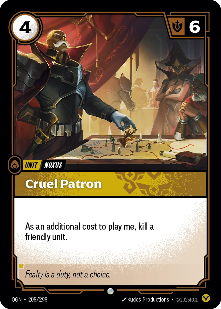 Cruel Patron (Origins #208)