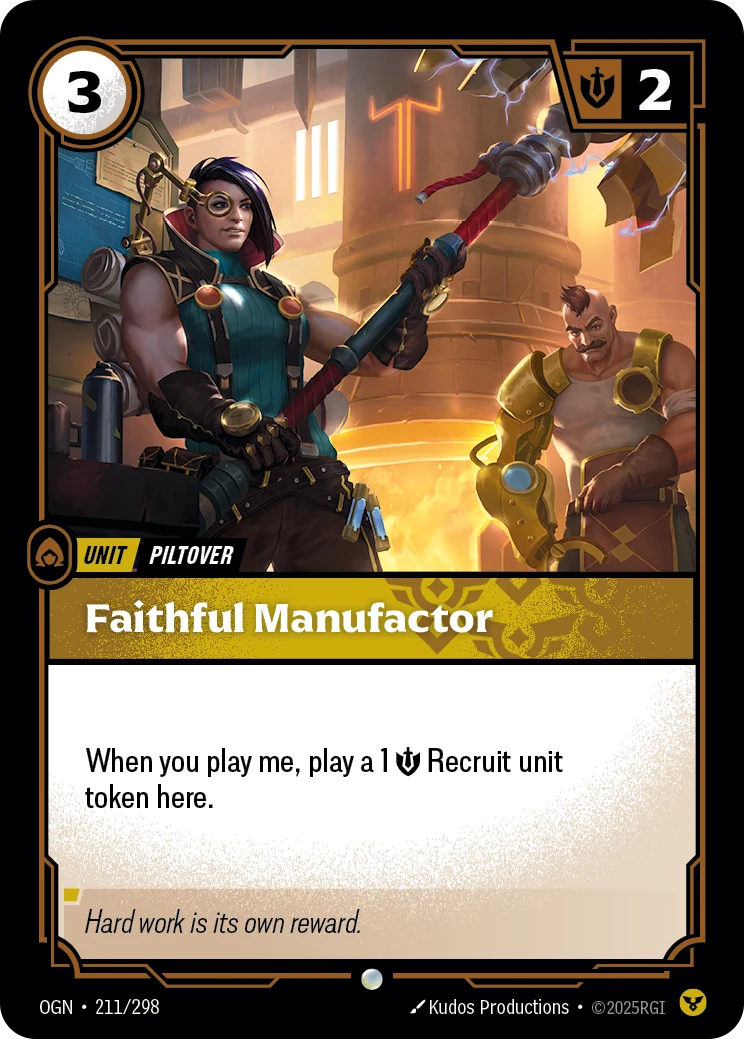 Faithful Manufactor (Origins #211)