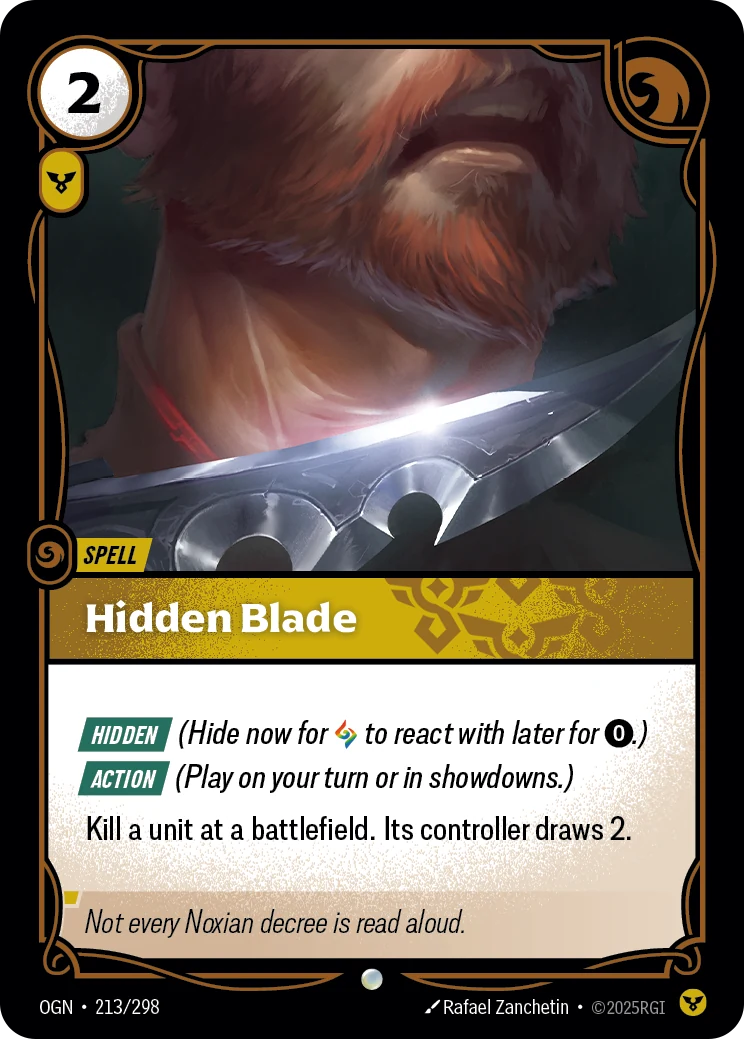 Hidden Blade (Origins #213)