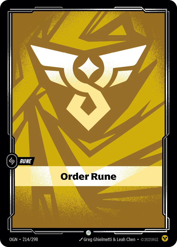 Order Rune (Origins #214)