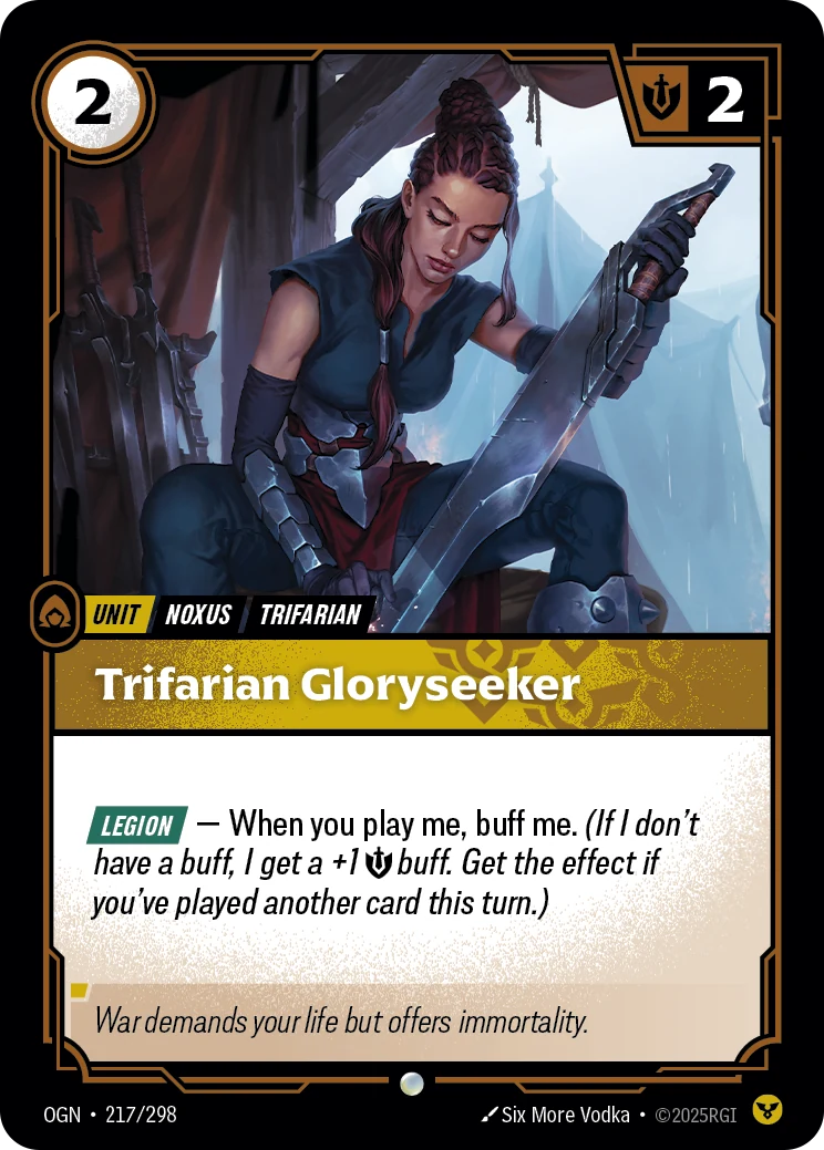 Trifarian Gloryseeker (Origins #217)