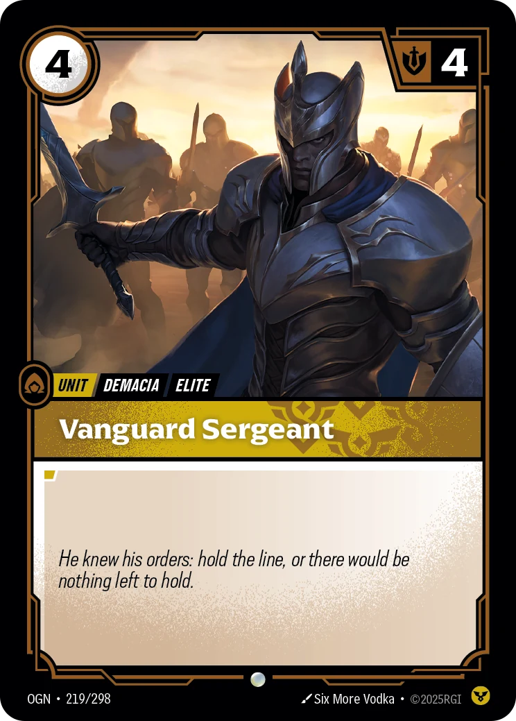 Vanguard Sergeant (Origins #219)