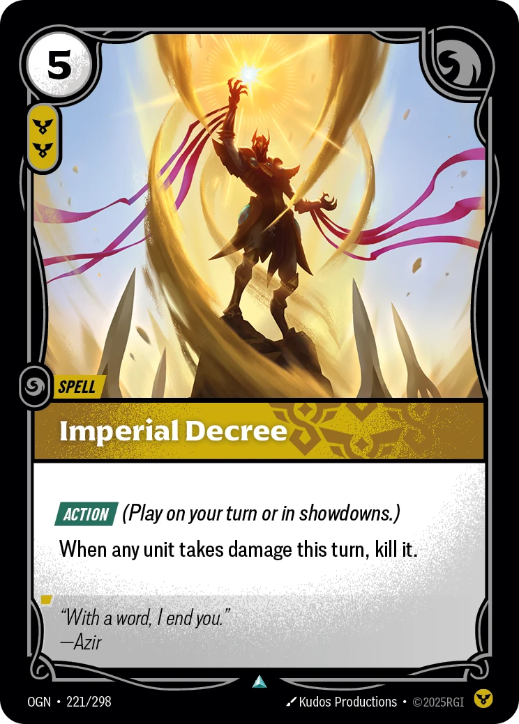 Imperial Decree (Origins #221)