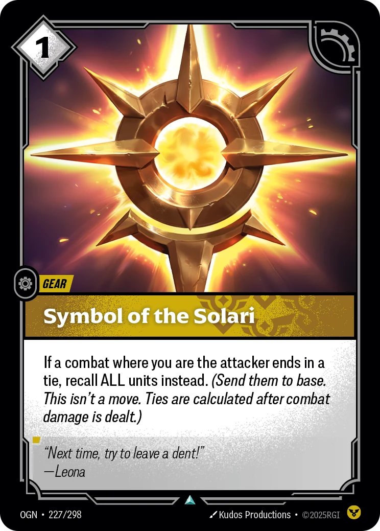 Symbol of the Solari (Origins #227)