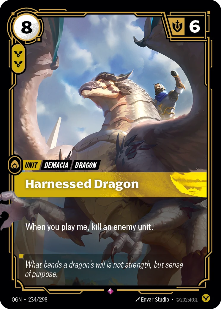 Harnessed Dragon (Origins #234)
