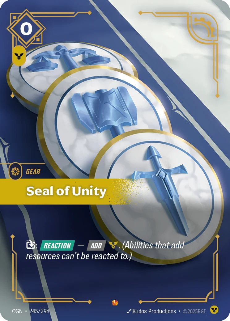Seal of Unity (Origins #245)