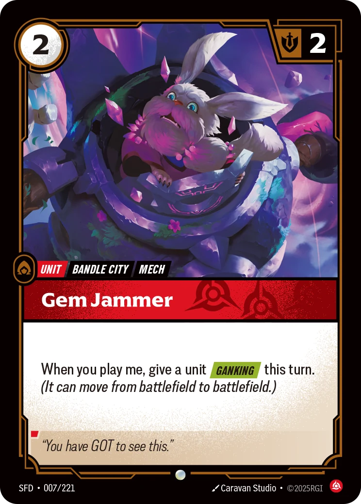 Gem Jammer (Riftbound Organized Play Promotional Cards #7)