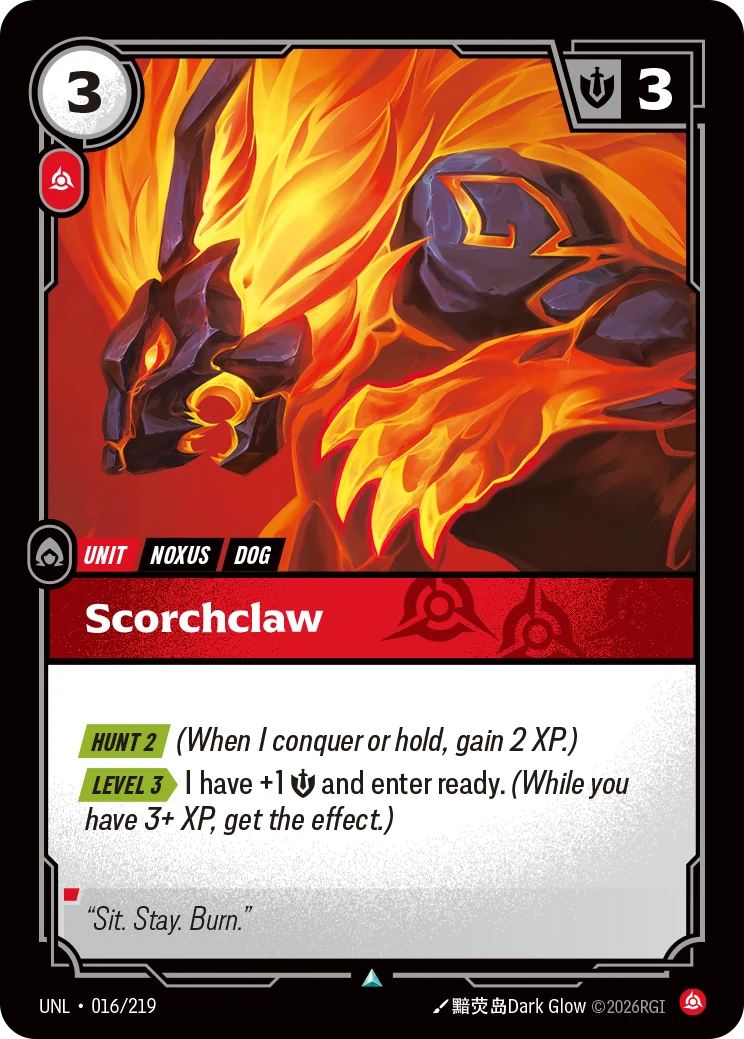 Scorchclaw (Riftbound Organized Play Promotional Cards #16)