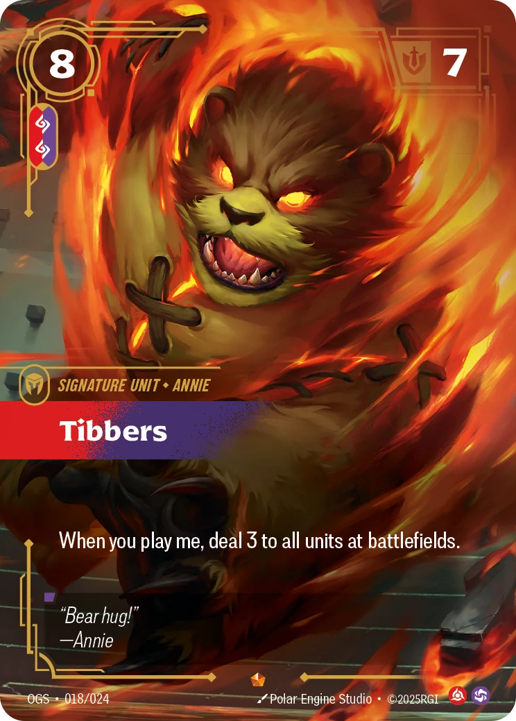 Tibbers (Riftbound Organized Play Promotional Cards #18)