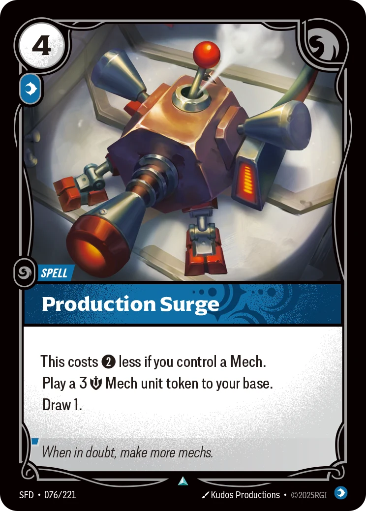Production Surge (Riftbound Organized Play Promotional Cards #76)