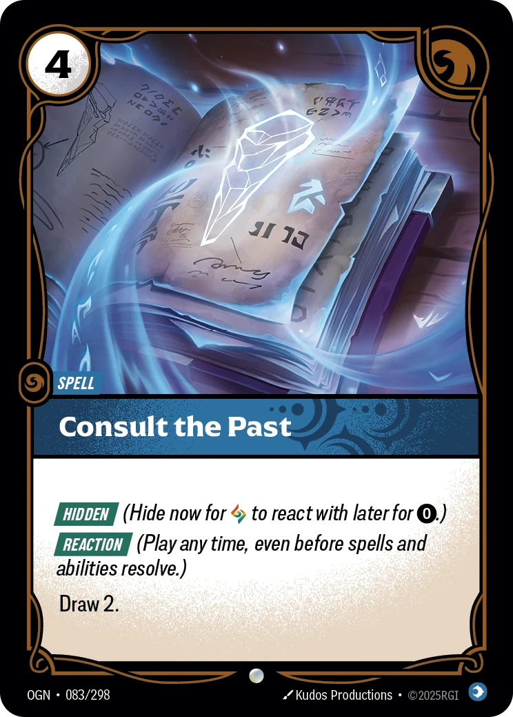 Consult the Past (Riftbound Organized Play Promotional Cards #83)