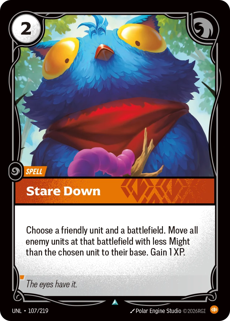 Stare Down (Riftbound Organized Play Promotional Cards #107)
