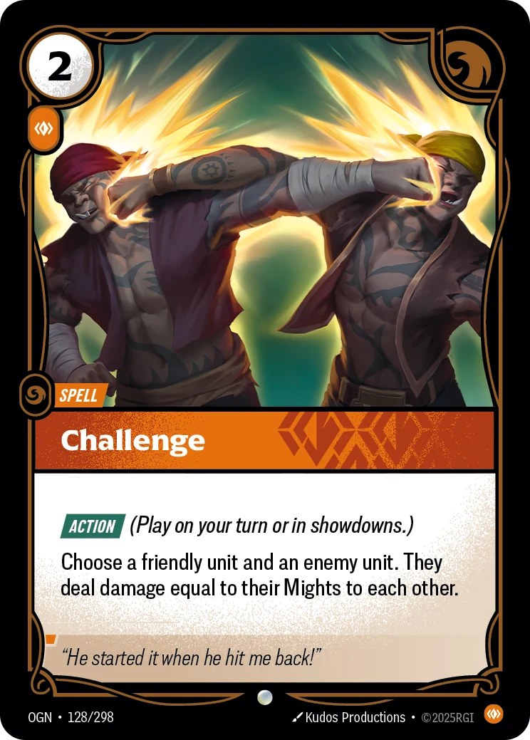 Challenge (Riftbound Organized Play Promotional Cards #128)