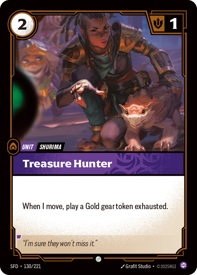Treasure Hunter (Riftbound Organized Play Promotional Cards #130)