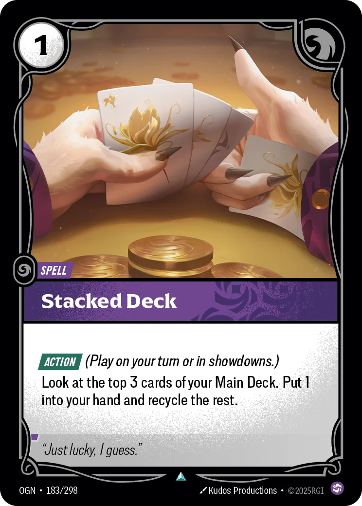 Stacked Deck (Riftbound Organized Play Promotional Cards #183)