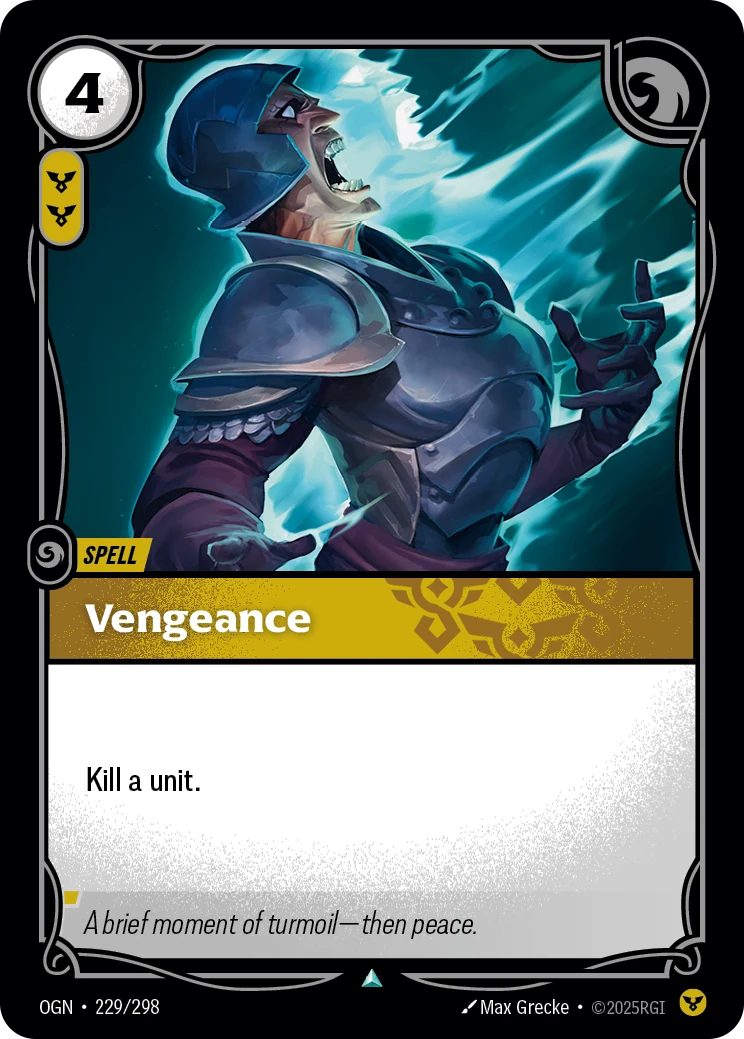 Vengeance (Riftbound Organized Play Promotional Cards #229)